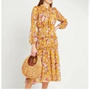 O.p.t Felicity Floral Midi Dress